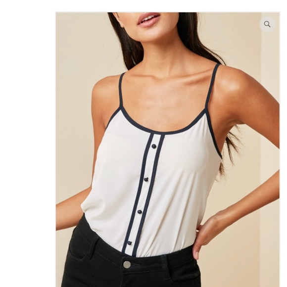 NWT Mila Button Detail Camisole SML - Picture 1 of 3